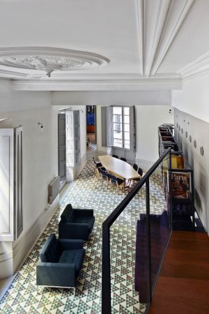 Floors and decor - Carrer-Avinyo-34-by-David-Kohn-Architects - ornate floor.jpg